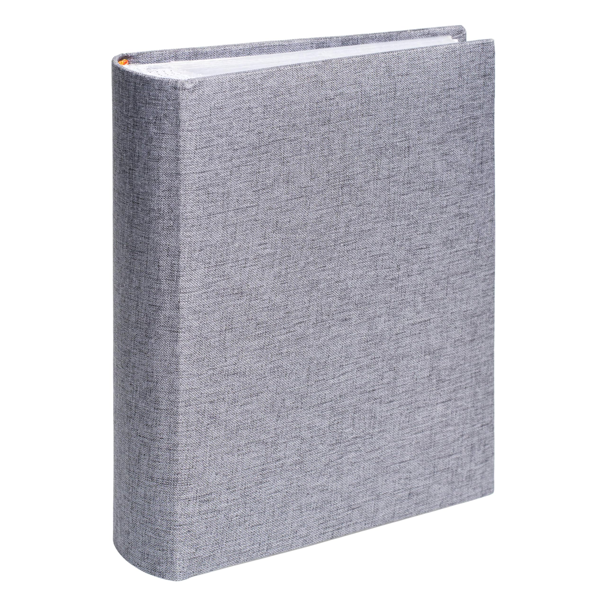 Álbum de fotos de lino para fotos de 6 x 4 pulgadas, resistente y duradero, con 300 bolsillos fáciles de usar, álbum de fotos encuadernado con espacio adicional para notas, idea de regalo para