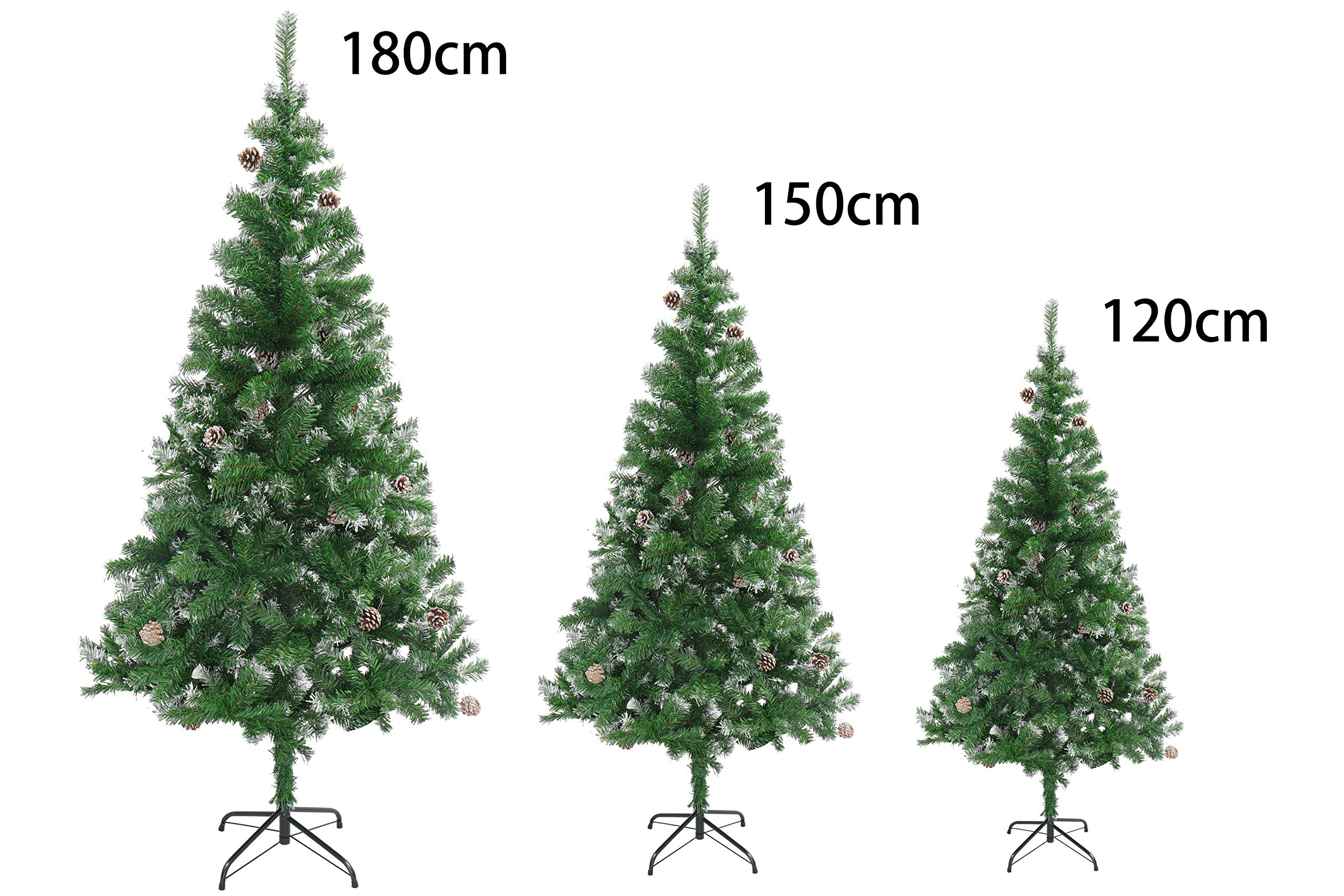 Amazon.co.jp: Sutekus クリスマスツリー ツリー スノータイプ 松かさ