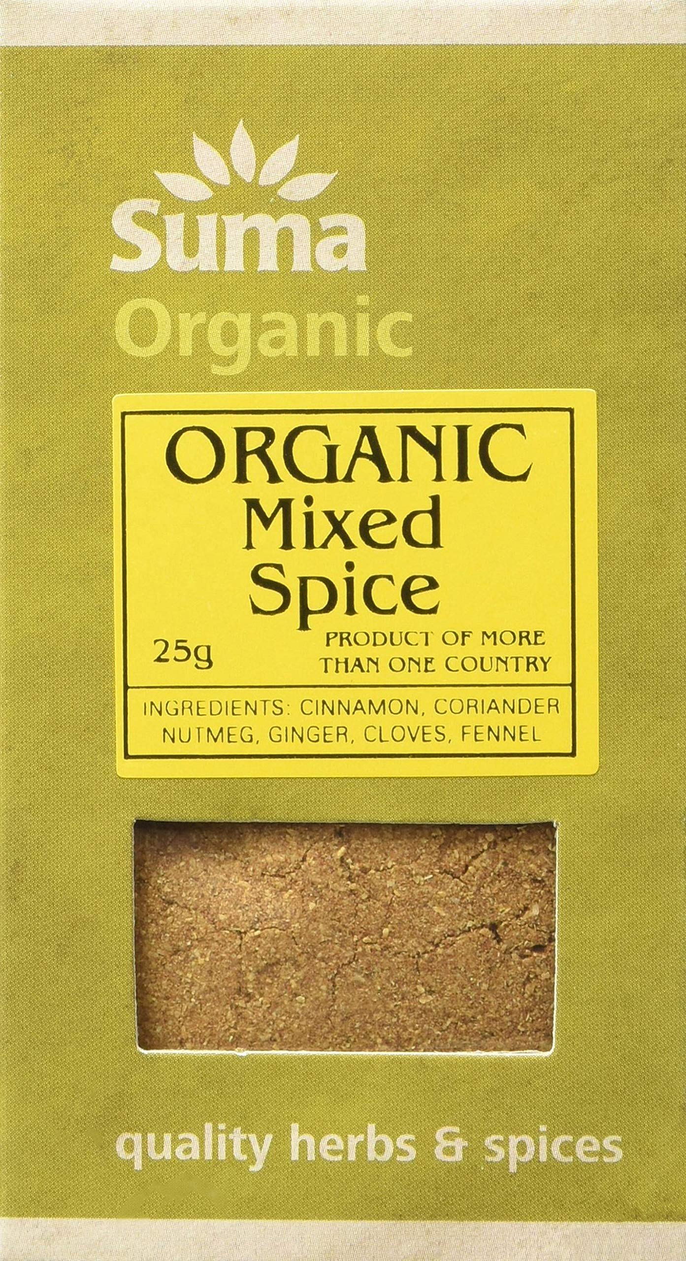 Suma Organic Mixed Spice 25 g (Pack of 6)