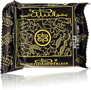 Nabeel Perfumes Heritage Collection Bakhoor Black Incense 40 g, 4INP040302