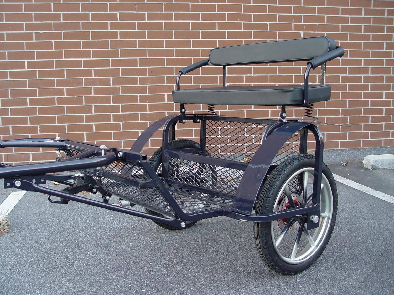 Generic Two Wheel Horse-Drawn Carriage for Small Ponies, Shetlands and Miniature (24 Inches)
