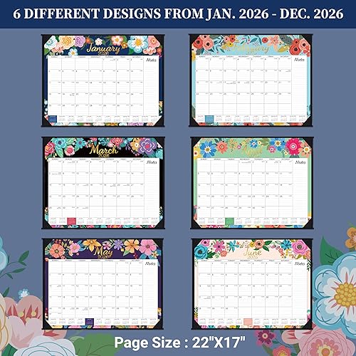 Miniatura 5 de Calendario de escritorio 2024  Calendario de escritorio grande 2024, enero. 2024  diciembre 2024, 22 x 17 pulgadas, calendario de escritorio mensual