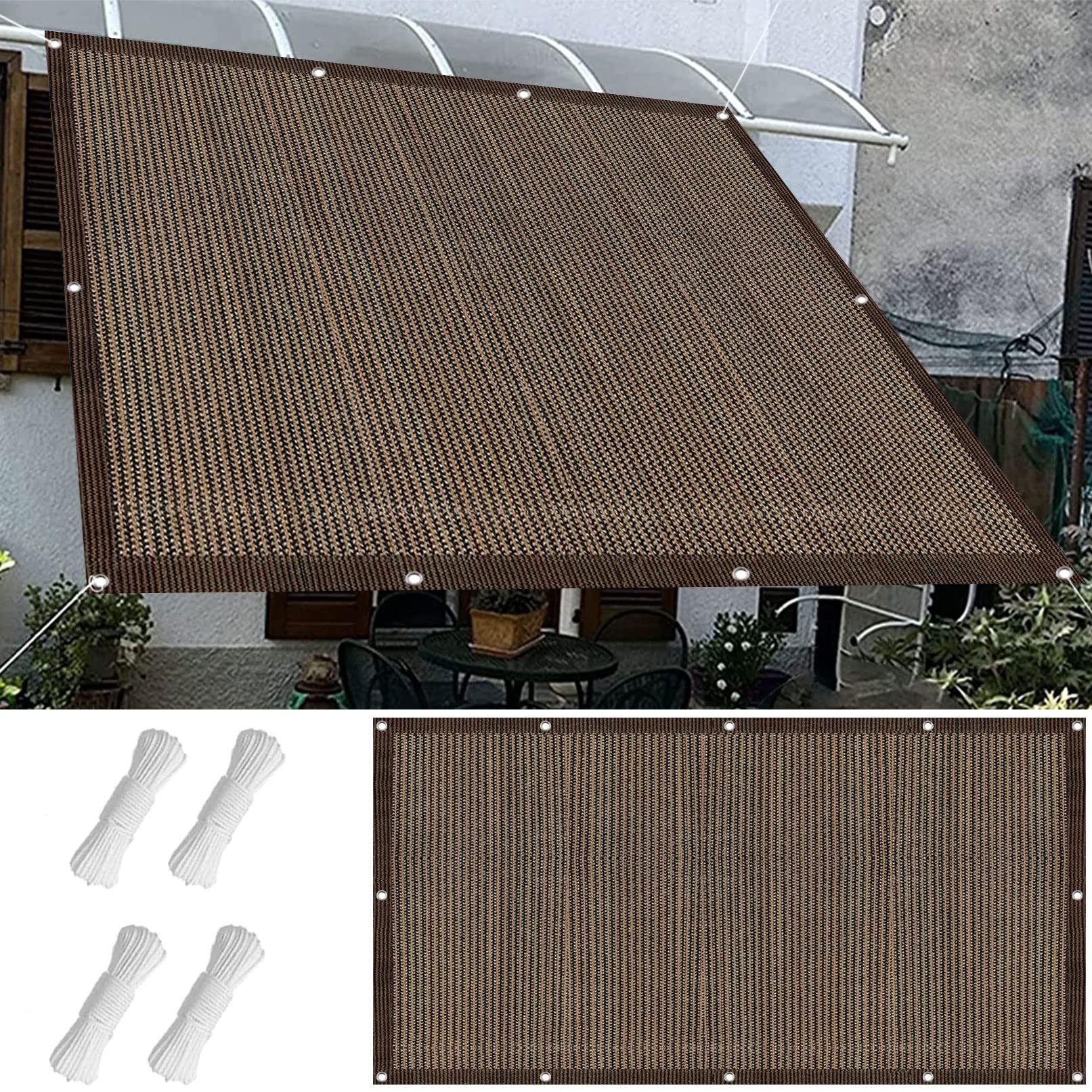 TOILES Voile D'ombrage Triangulaire Toile D'ombrage Une Protection Des