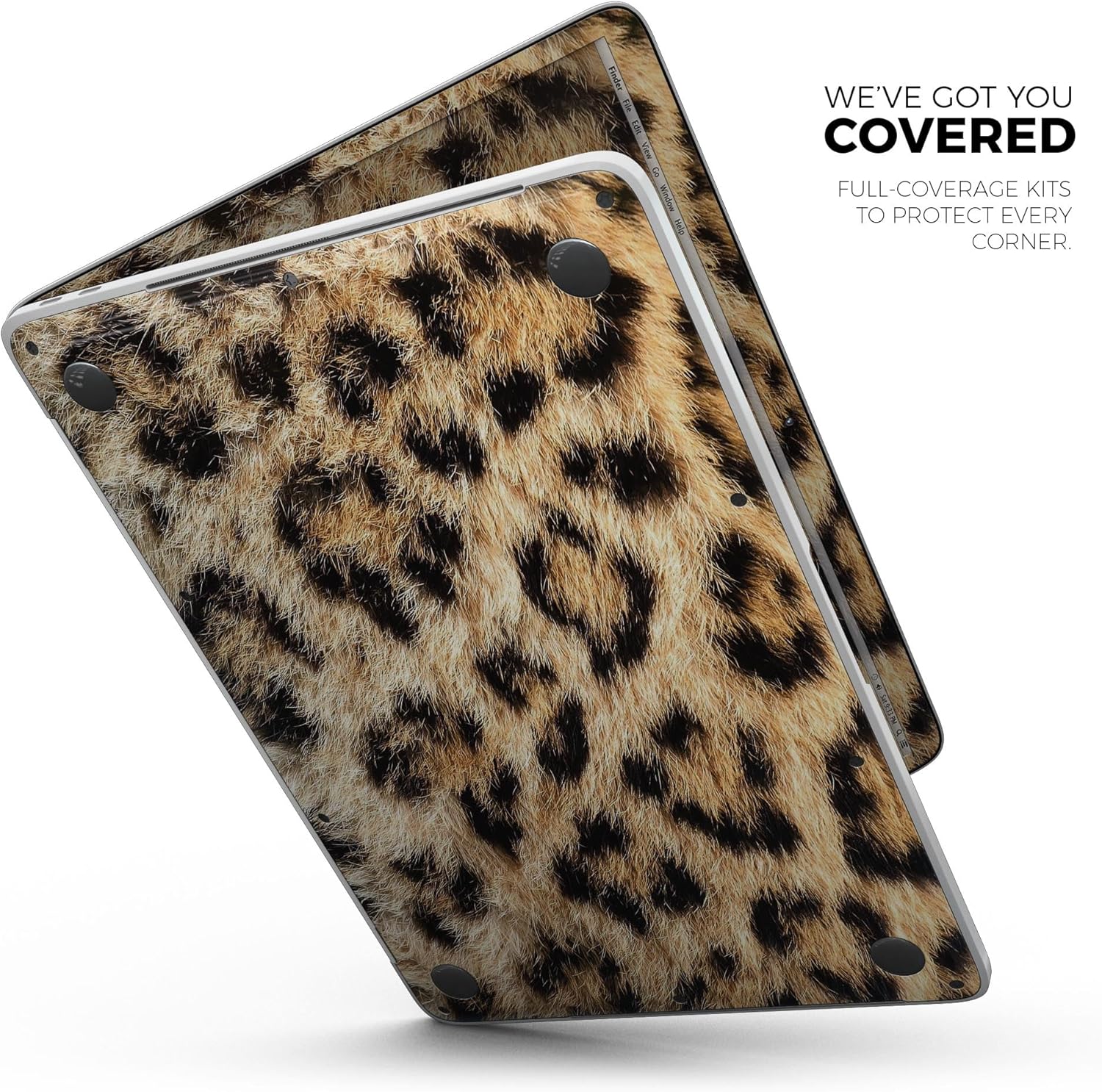 DesignSkinz - Compatible with MacBook Pro 16" M3/M4 (A2991/A3403) - Skin Decal Protective Scratch Resistant Vinyl Wrap - Real Cheetah Animal Print