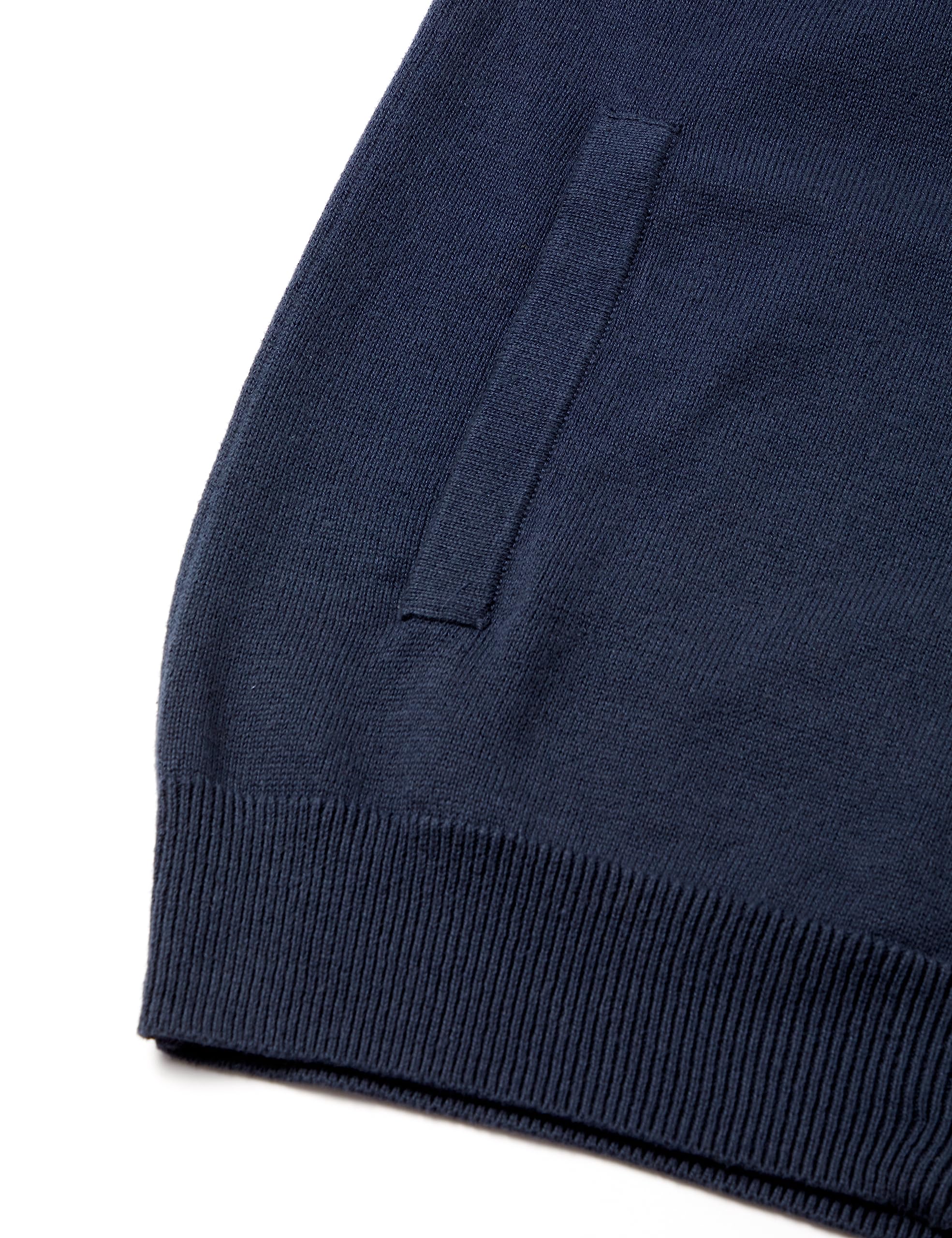 Amazon Essentials Hombre Jersey de Algodón con Cremallera Completa