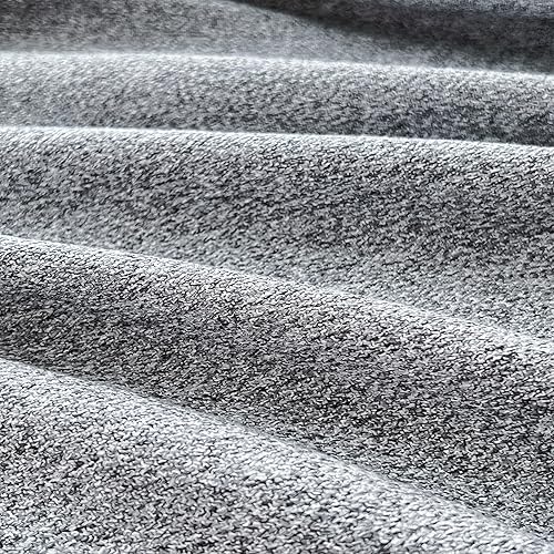 Miniatura 4 de OSVINO Camino de cama sólido de microfibra, protector de ropa de cama simple ligero y duradero, bufanda para boda, habitación de hotel, gris claro,