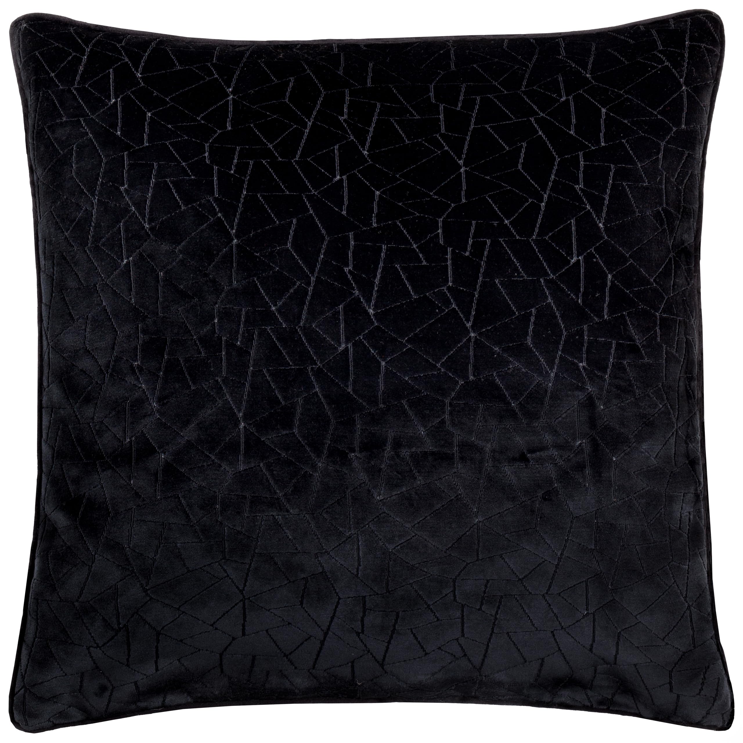 HÖEM Hoem Malans Cut Velvet Feather Rich Cushion from B&Q