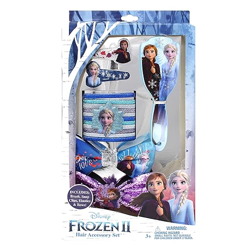 Miniatura 1 de Frozen 2 - Juego de accesorios para el cabello con cepillo para niñas