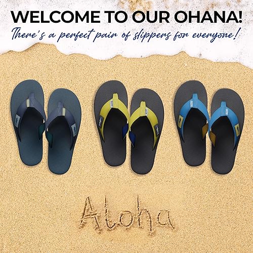 Miniatura 6 de Scott Hawaii Sandalia Hanapa'a para hombre Diseño de bandera de pescado Correa forrada de neopreno Suela moldeada con soporte de arco y talón