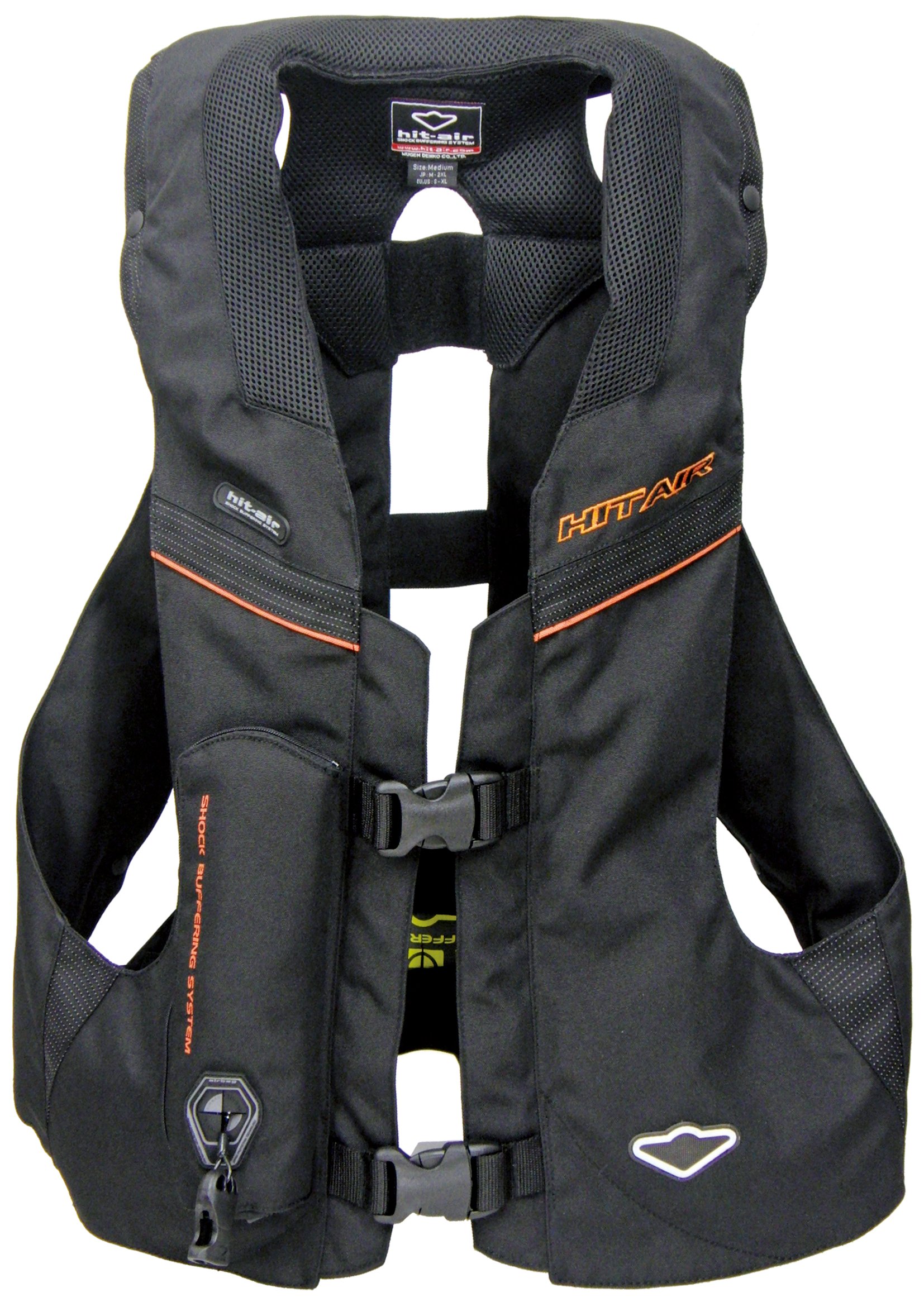 Amazon.co.jp: 無限電光 hit-air エアバック付ベスト MLV-C ブラック