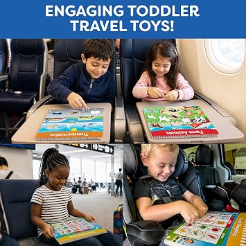 Montessori Busy Book for Toddlers 3-5 - Preassembled Preschool Workbook, Toddler Busy Book - Montessori Toys for 3 Year Old, Preschool Learning Toys Activities - 3 Year Old Girl Gifts, Boy Gifts