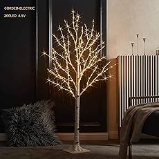 Lightshare Tall Lighted Birch Tree, Medium
