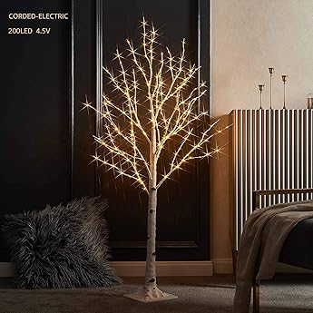 Lightshare Tall Lighted Birch Tree, Medium