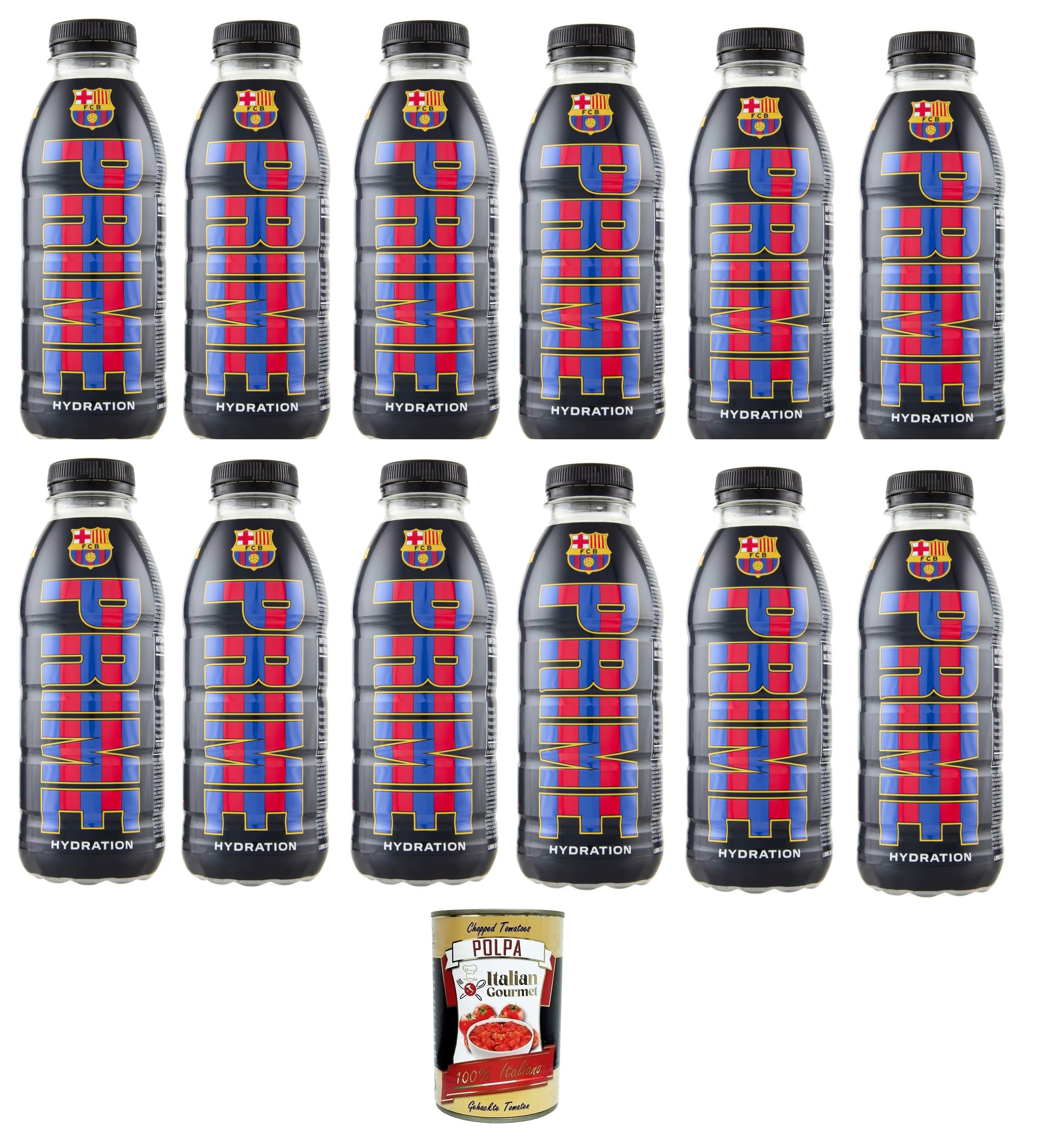 Italian Gourmet Barcelona Bevanda Drachenfrucht Açaí zuckerfrei, 12 x 500ml | Erfrischungsgetränk con vitamine, Kalium und Magnesium; gusto fruttato, ideale, Gesamtnettogewicht 6 L + Kostenlos Polpa 400g