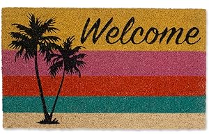 DII Palm Tree Doormat Outdoor Natural Coir Welcome Mat