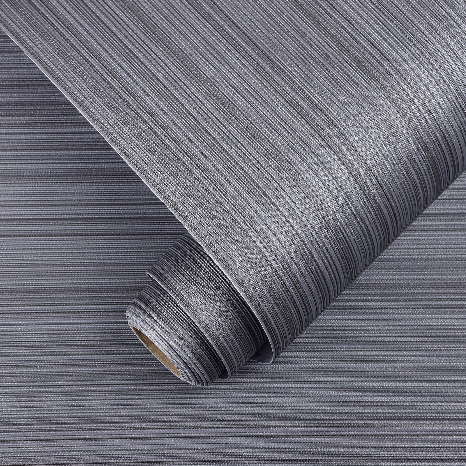 Papier peint toile de gazon gris foncé 40x120cm pour meuble et mur