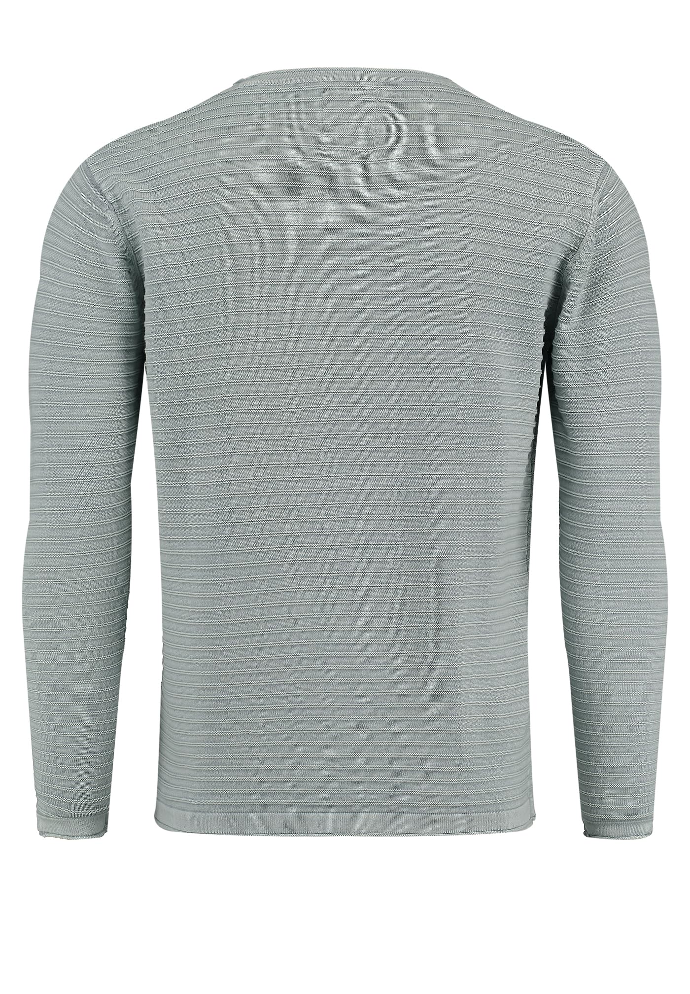 KEYLARGO Klmanuel okrągły sweter męski, Szałwia Green (1550), 3XL