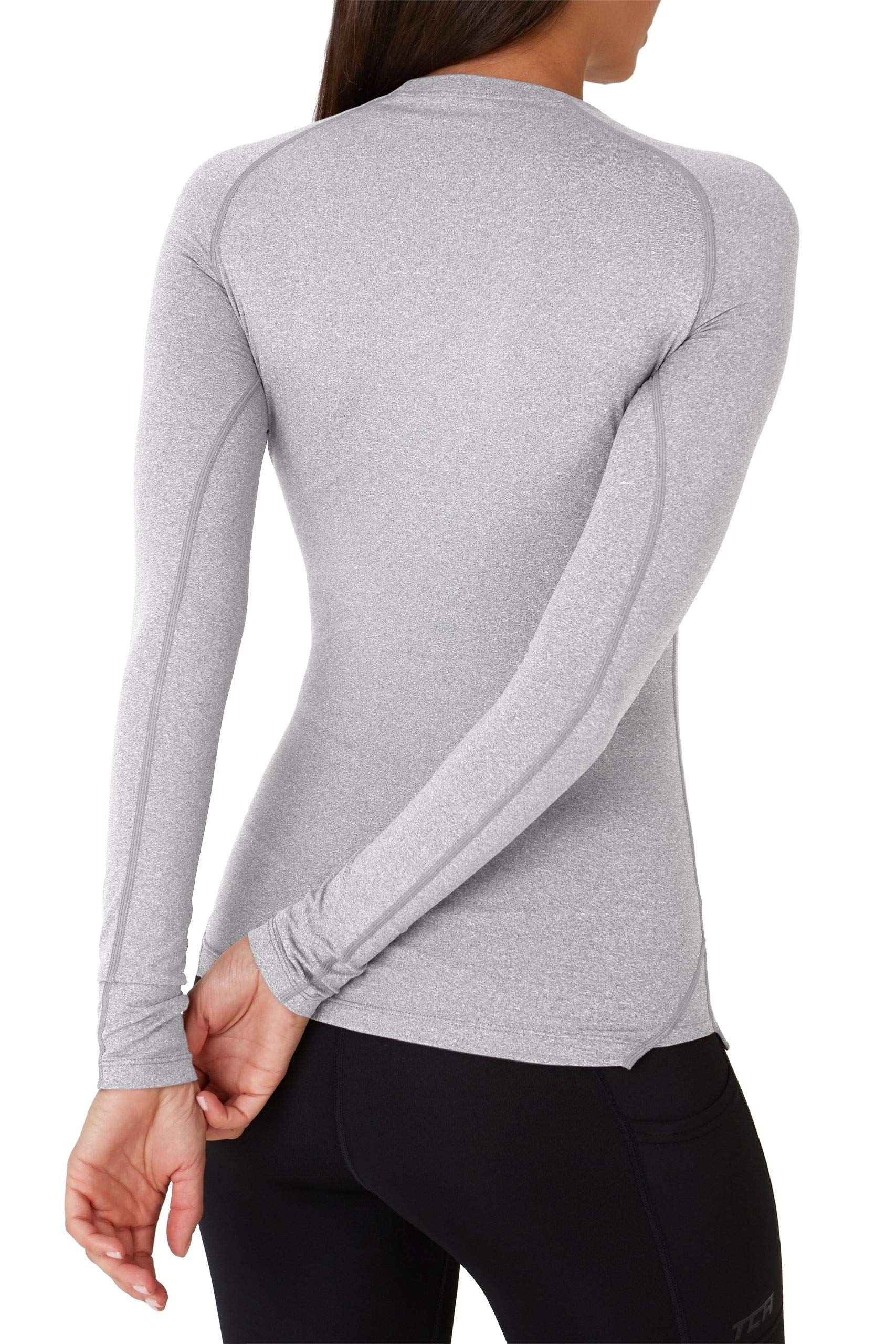 TCA SuperThermal Maglia Termica Donna Manica Lunga - Intimo Termico Donna Invernale - Maglietta Termica Sportiva - Maglie Termiche - Maglia Intima Quickdry - Abbigliamento Termico