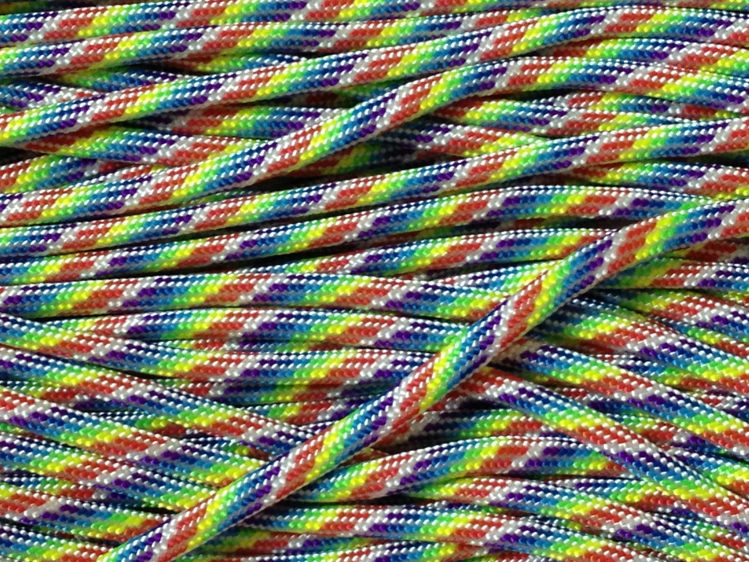 100FT Type III Tie Dye Paracord 550 Parachute Cord 7 Strand Made In USA