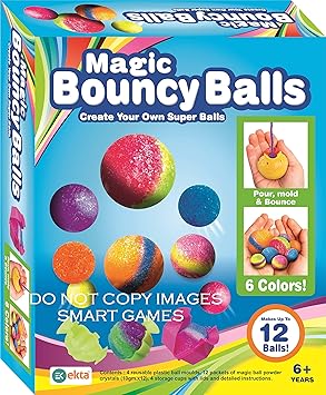 EKTA Magic Bouncy Balls- Multicolor