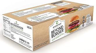 Beyond Burger® from Beyond Meat®, Plant-Based Meat, Frozen, 40 - 4oz. Patties per Box (Total 10 lbs.)