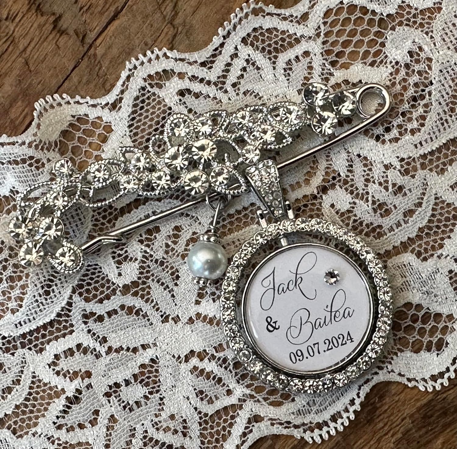 Daughter in law gift, Daughter, Bridal bouquet charm, Bridal bouquet charm with blue, wedding gift, wedding bouquet charm, bride gift bridal