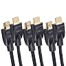Amazon Basics HDMI 2.0 Cable, 3-Pack, 6ft