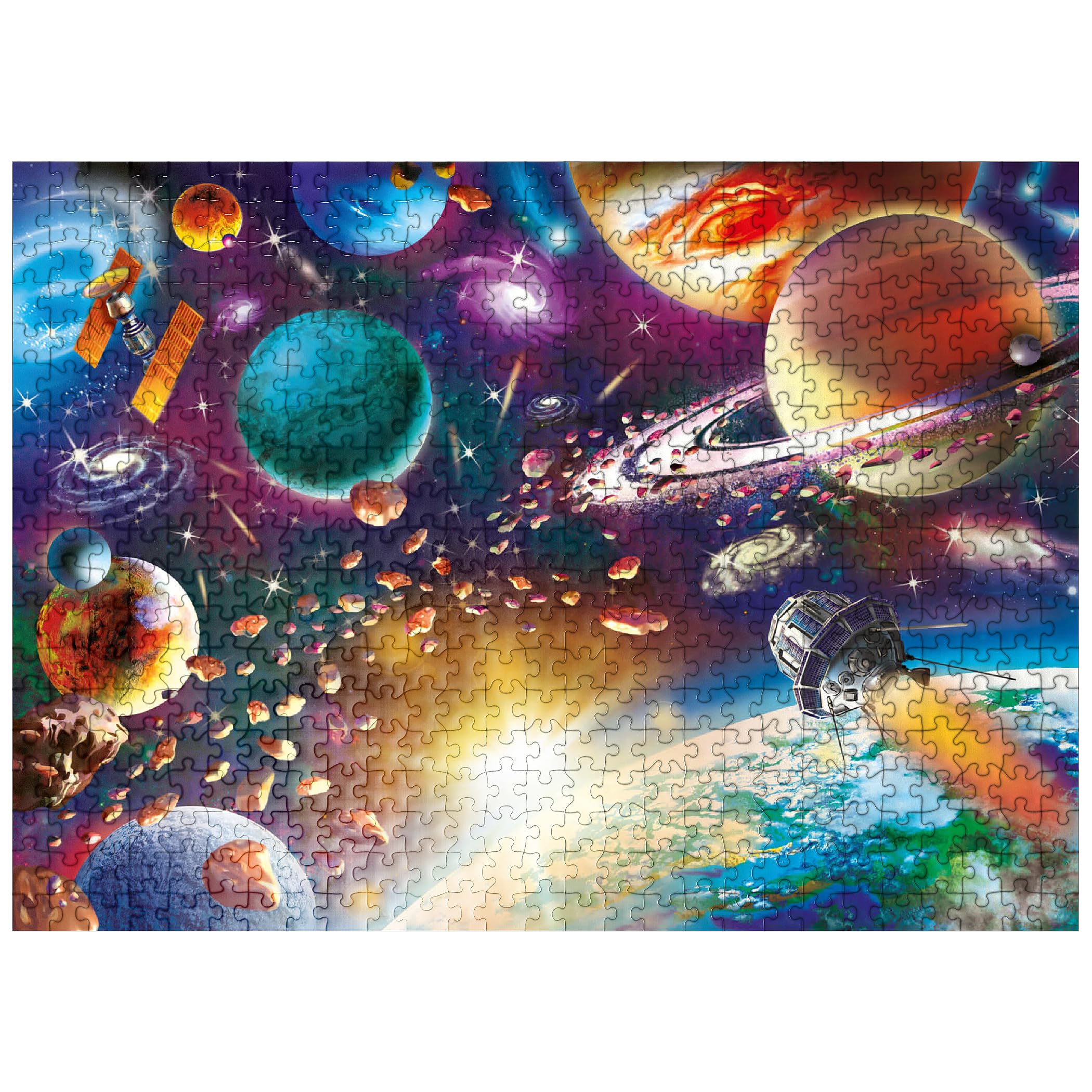 MyPuzzle Sunrise in Space - Premium 500 Piece Jigsaw Puzzle for Adults