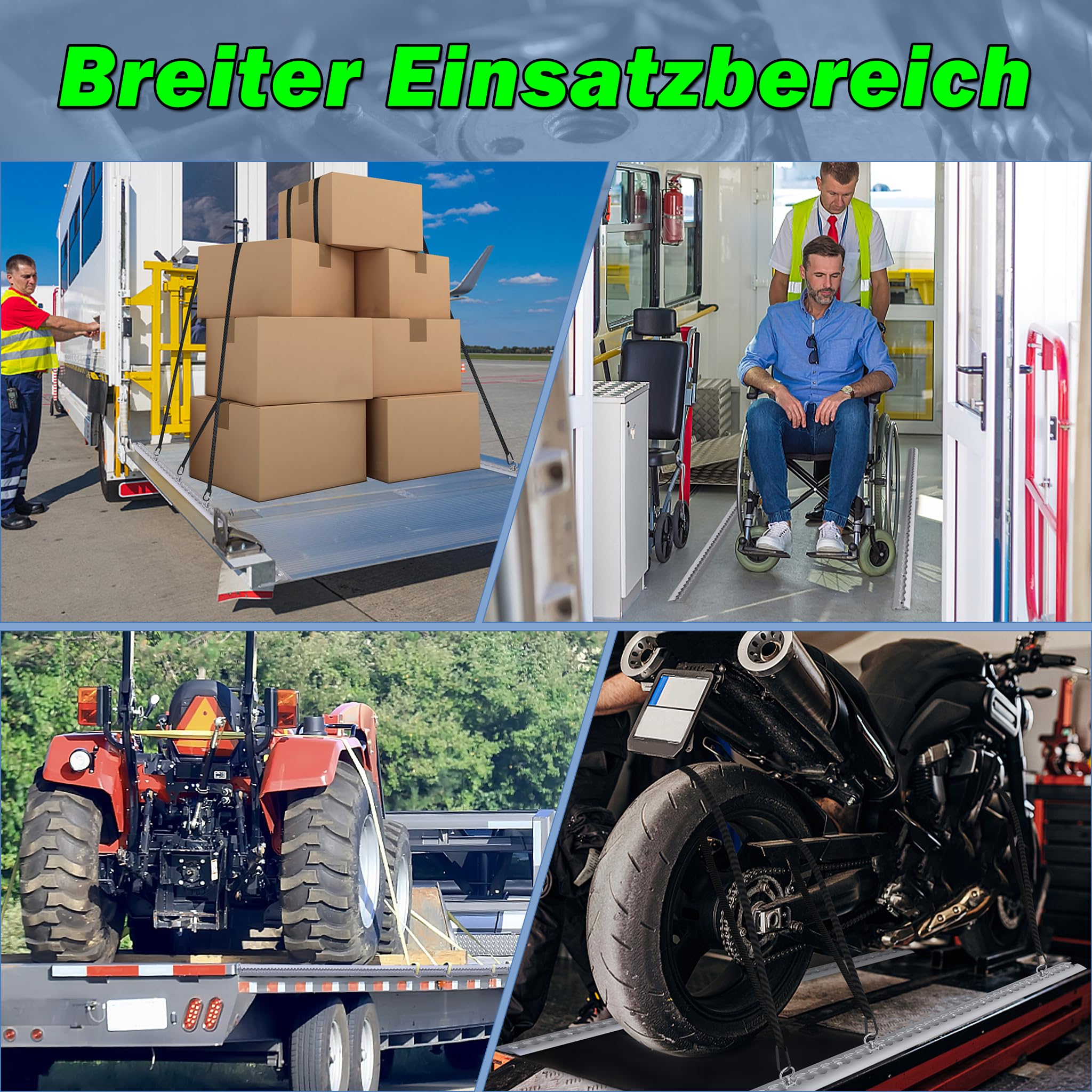 Froadp 8 rieles de 1 metro para aerolíneas, de aluminio, anodizado, con 20 accesorios de rosca y orificio preperforado, seguro de carga semicircular para remolques, camiones, autocaravanas