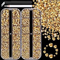 Vista 14 de 24000 piezas de diamantes de imitación de resina para embellecer con pegamento para joyería B7000, diamantes de imitación multicolor de 3 mm