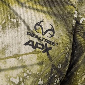 Realtree Men's Long Sleeve Flex Mesh Performance Tee