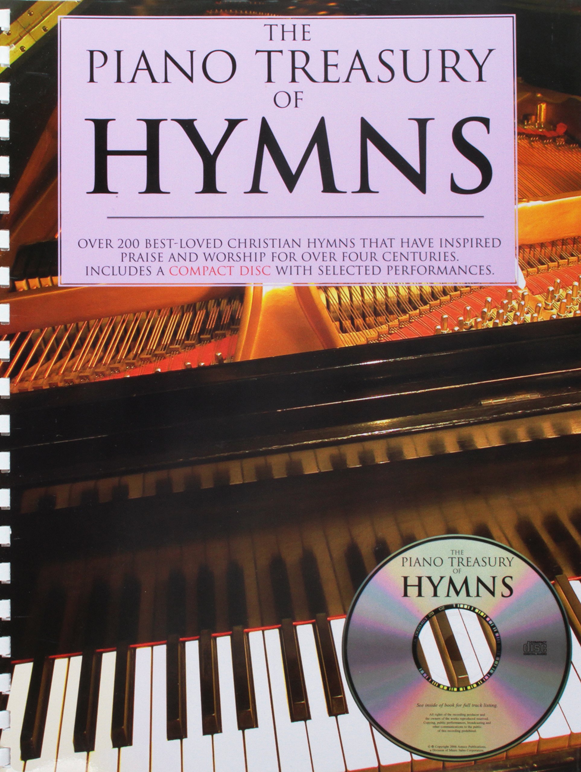 The Piano Treasury of Hymns éveillez votre spiritualité au piano avec ces cantiques
