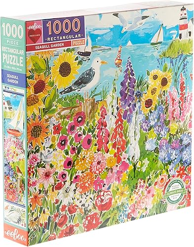 Miniatura 12 de eeBoo Rompecabezas de 1000 piezas, rompecabezas de Copenhague para adultos, cuadrado de 23 x 23 pulgadas, fabricado con tablero reciclado y tinta a