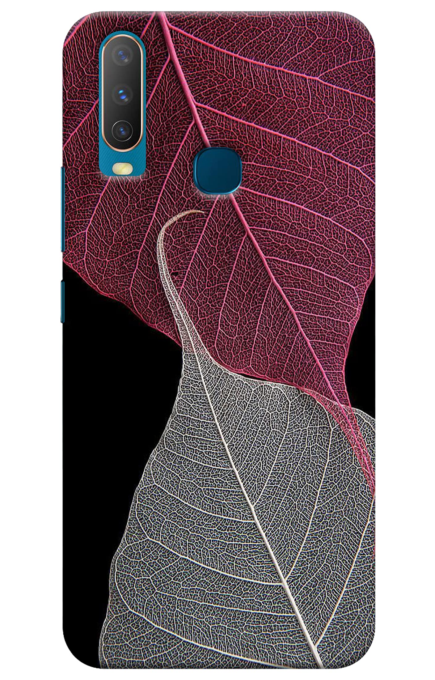 MobiEra Vivo Y17 Back Cover Case | Designer Printed Hard Cases & Covers for Vivo Y17 (Beauty Leaf Design)