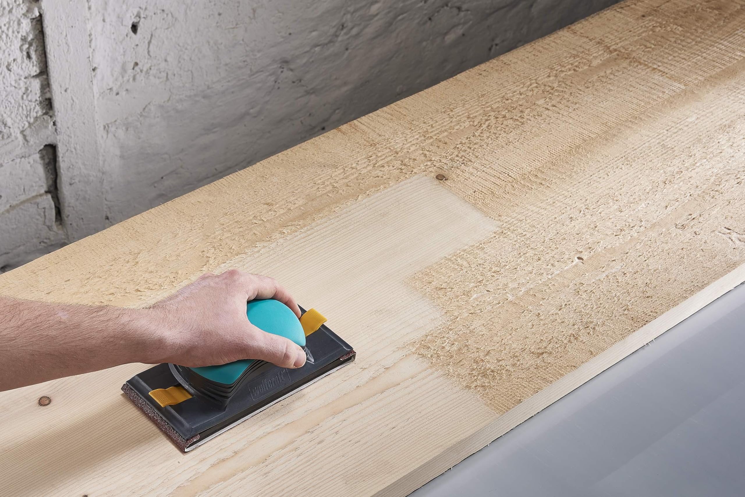 wolfcraft Rollo de papel abrasivo para madera/metal I 3170000