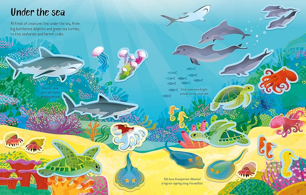 First Sticker Book Wild Animals: Holly Bathie: 9781474998949