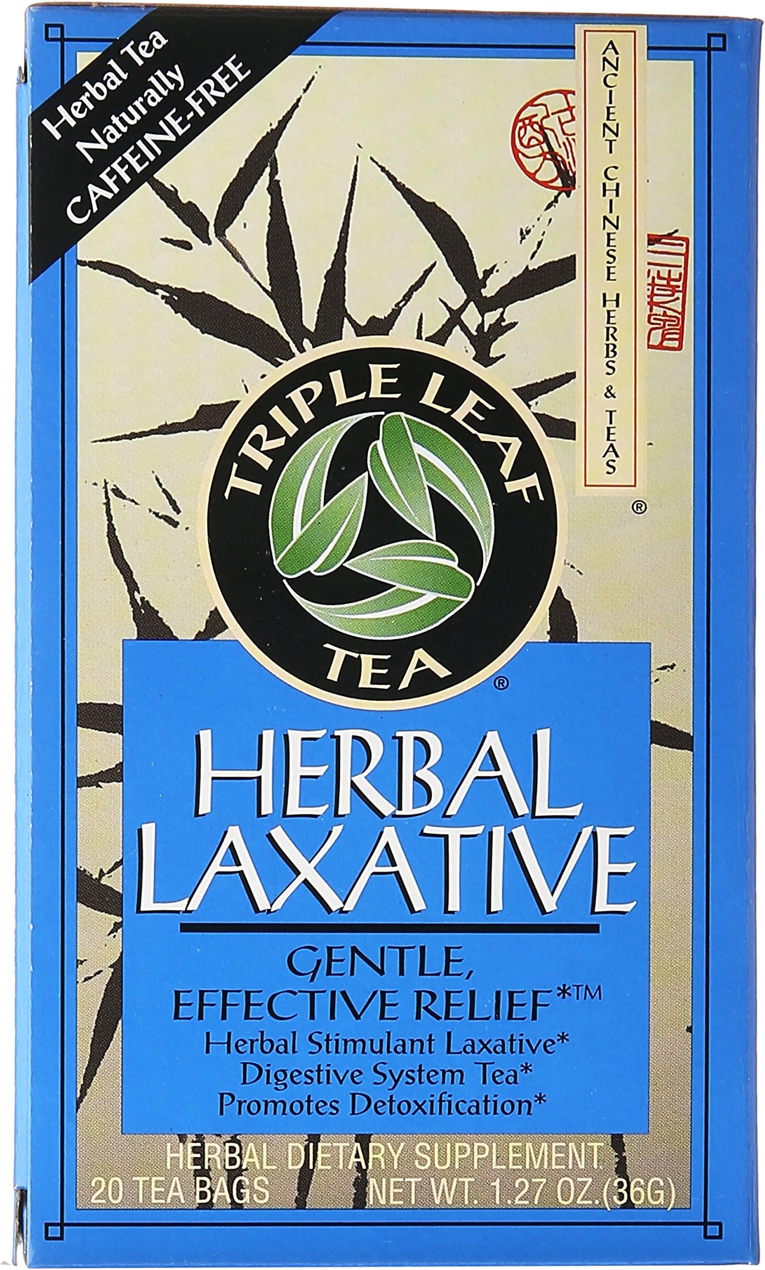 Triple Leaf Tea Herbal Laxative Tea Bags