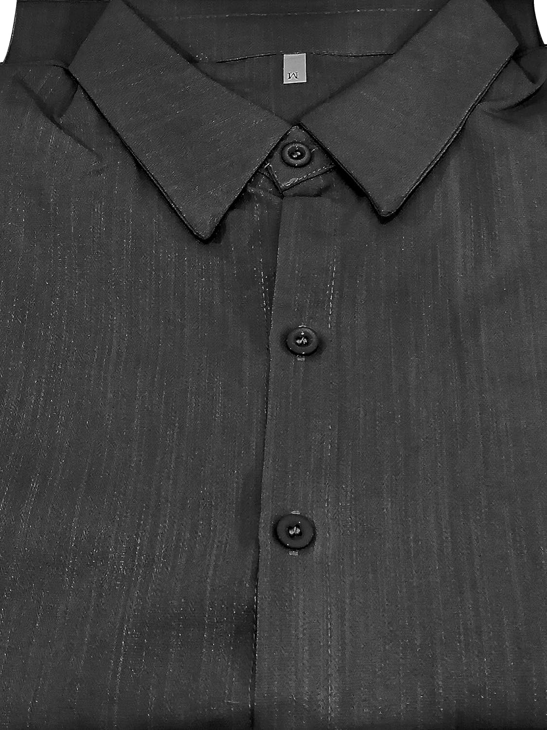 Fronage Women's Casual Cotton Linen Shirt Dress Button Down 1/2 Long Sleeve Lapel V Neck Summer Midi Dresses with Pockets - Image 3