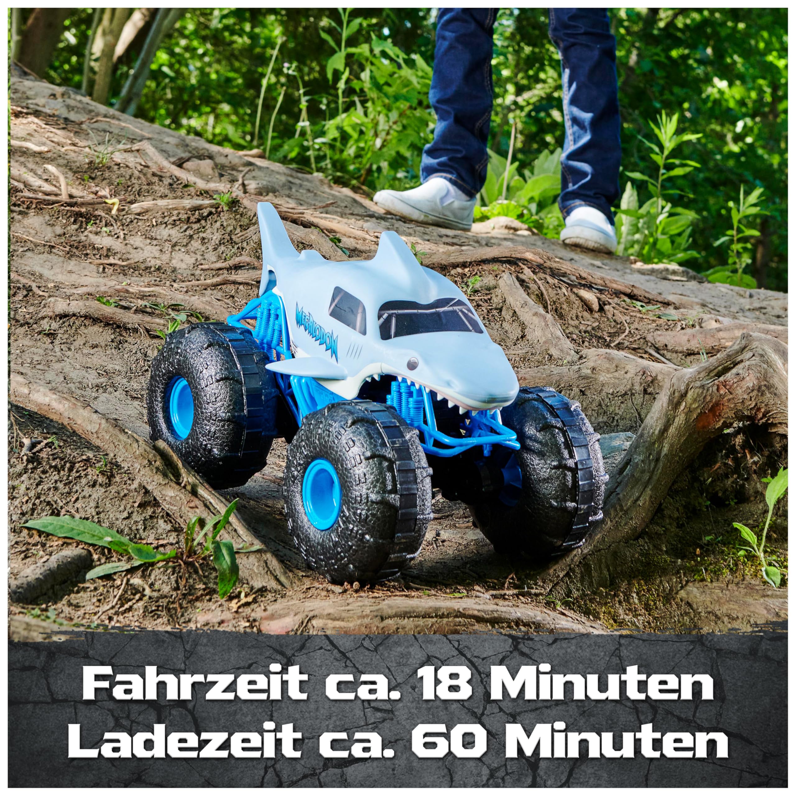 Monster Jam Megalodon Storm RC Truck Amphibienfahrzeug Maßstab 1:15