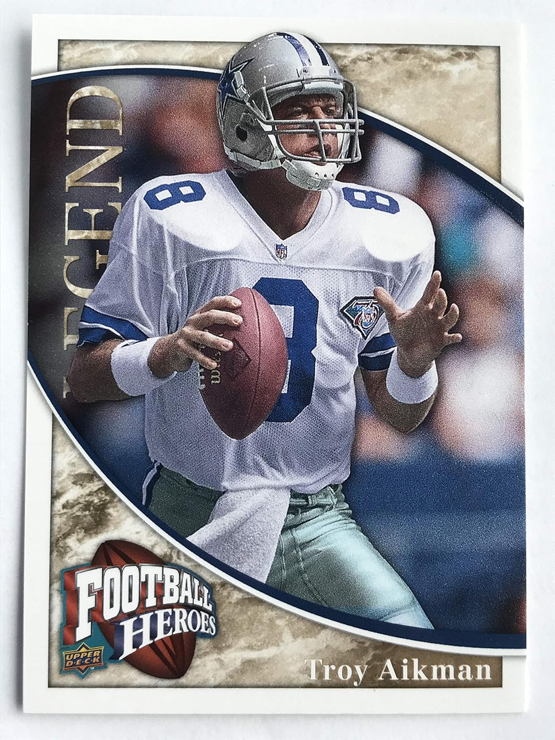 2009 Upper Deck Heroes Football #252 Troy Aikman NM/M (Near Mint/Mint)