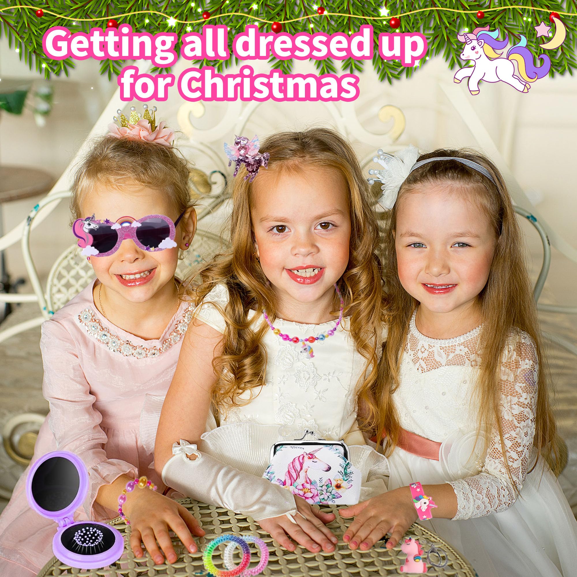 Calendrier De L'Avent Licorne 2025 Pour Filles, 24 Jours Cadeaux