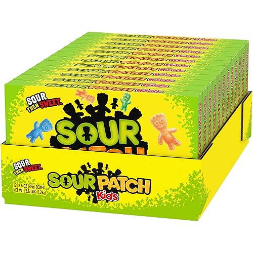 Miniatura 12 de Sour Patch Kids Caramelos suaves y masticables, cajas de 12 - 3.5 onzas