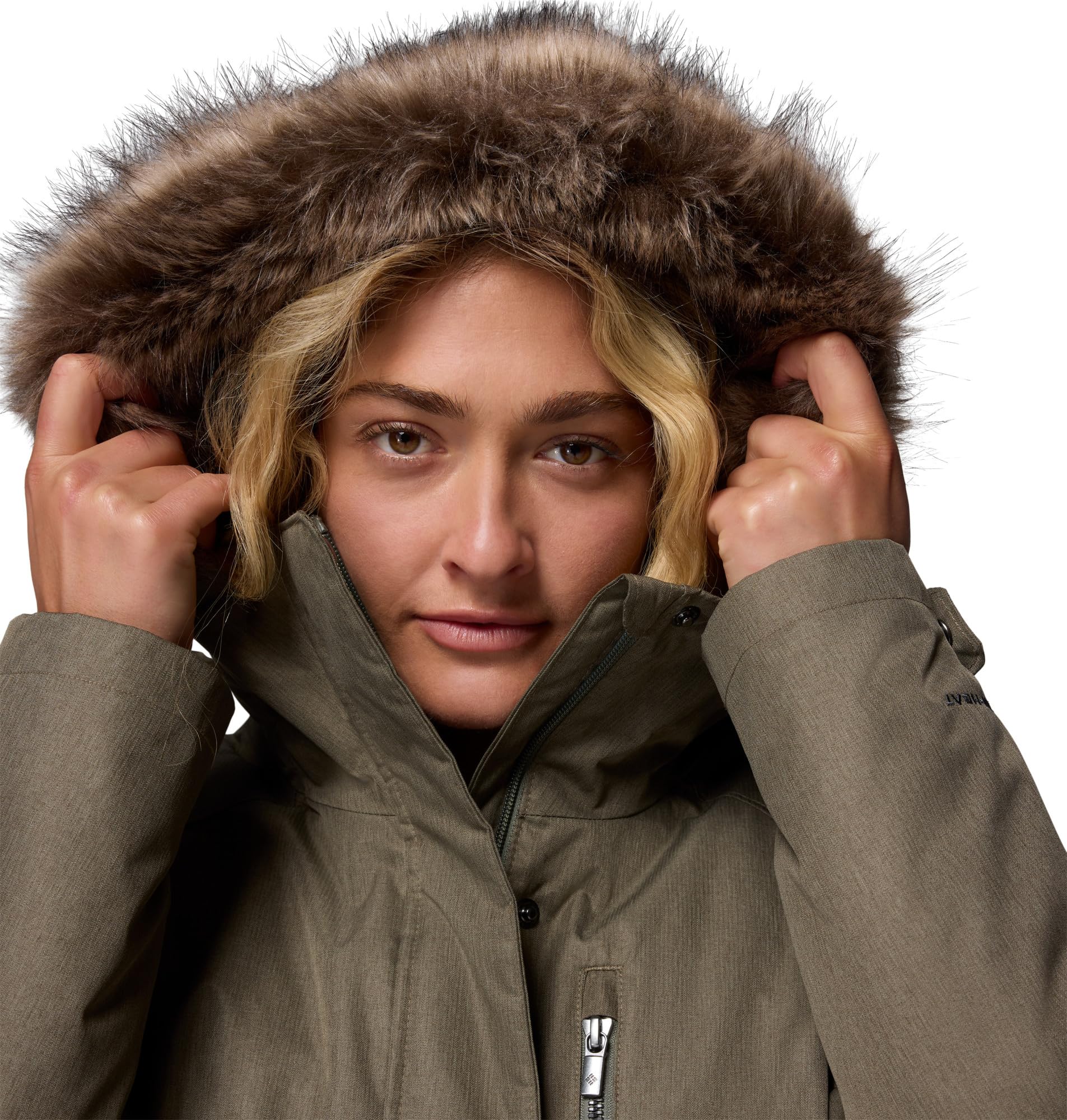 Columbia Chaqueta larga aislante Suttle Mountain de primera generación para mujer