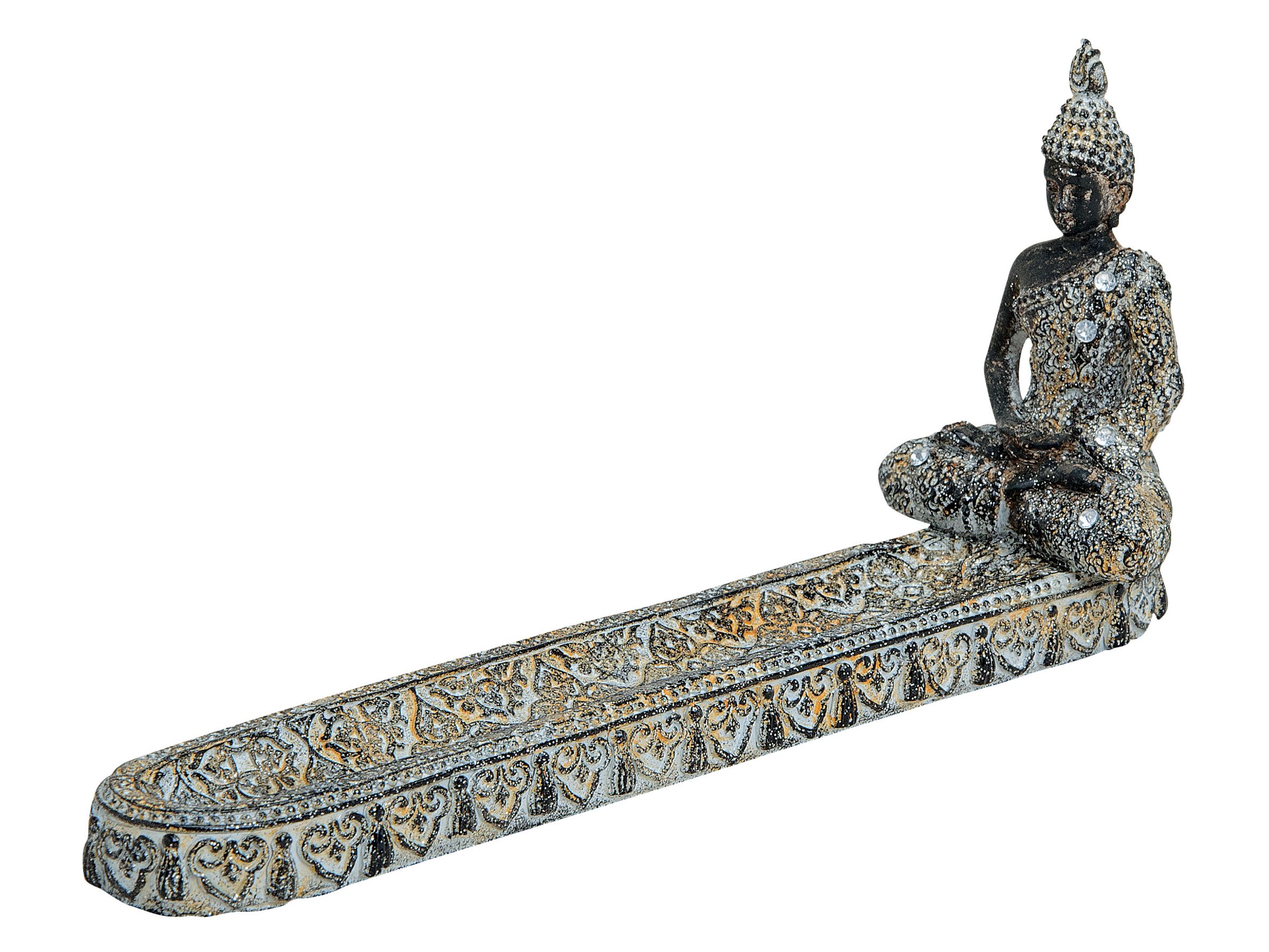Giardino Zen Buddha Portaincenso Legno Naturale Meditazione Feng Shui Ufficio
