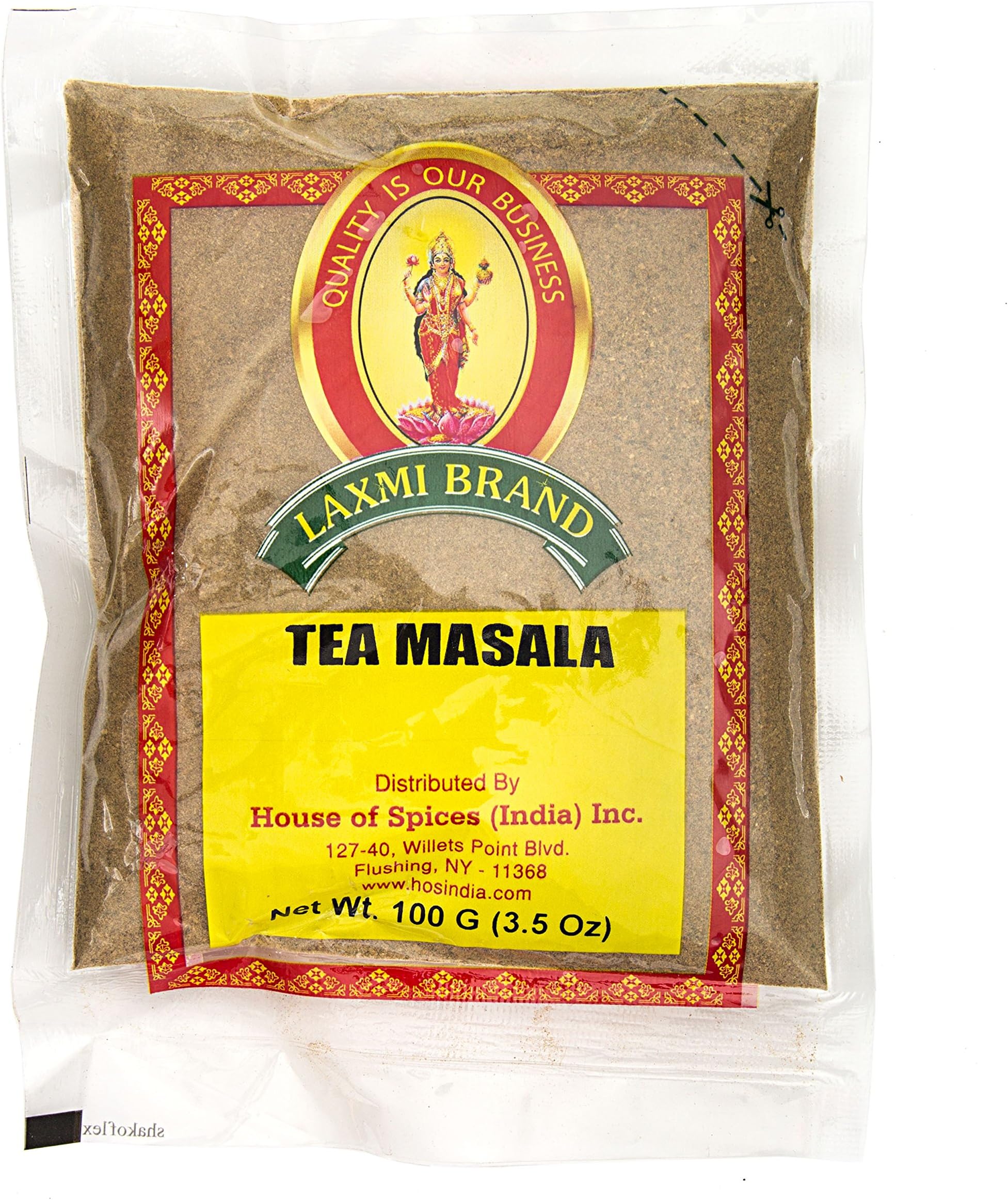 Laxmi Natural Tea Masala - Traditional Indian Tea Masala - 3.5oz (2 Pack)