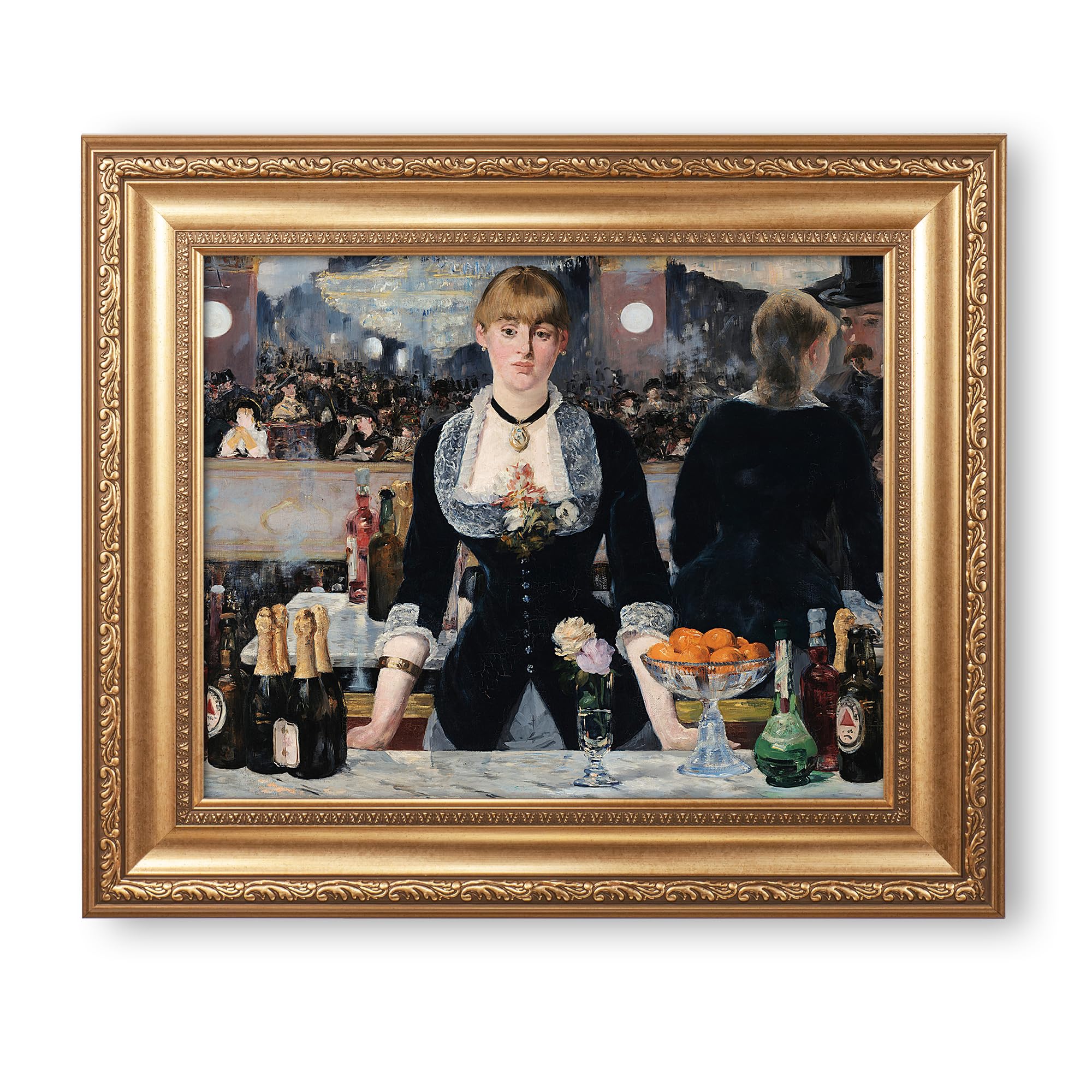 Amazon.com: A Bar at the Folies-Bergère by Édouard Manet Framed