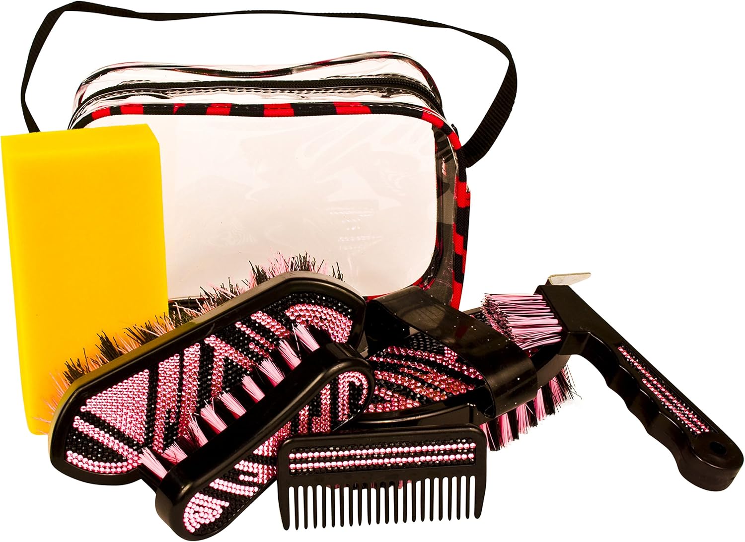 Ensemble D'outils De Toilettage Pour Cheval, Peignes En Crin De