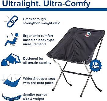 テーブル・チェア・ハンモック Big Agnes Skyline UL Stool Black Skyline UL Stool | Big Agnes