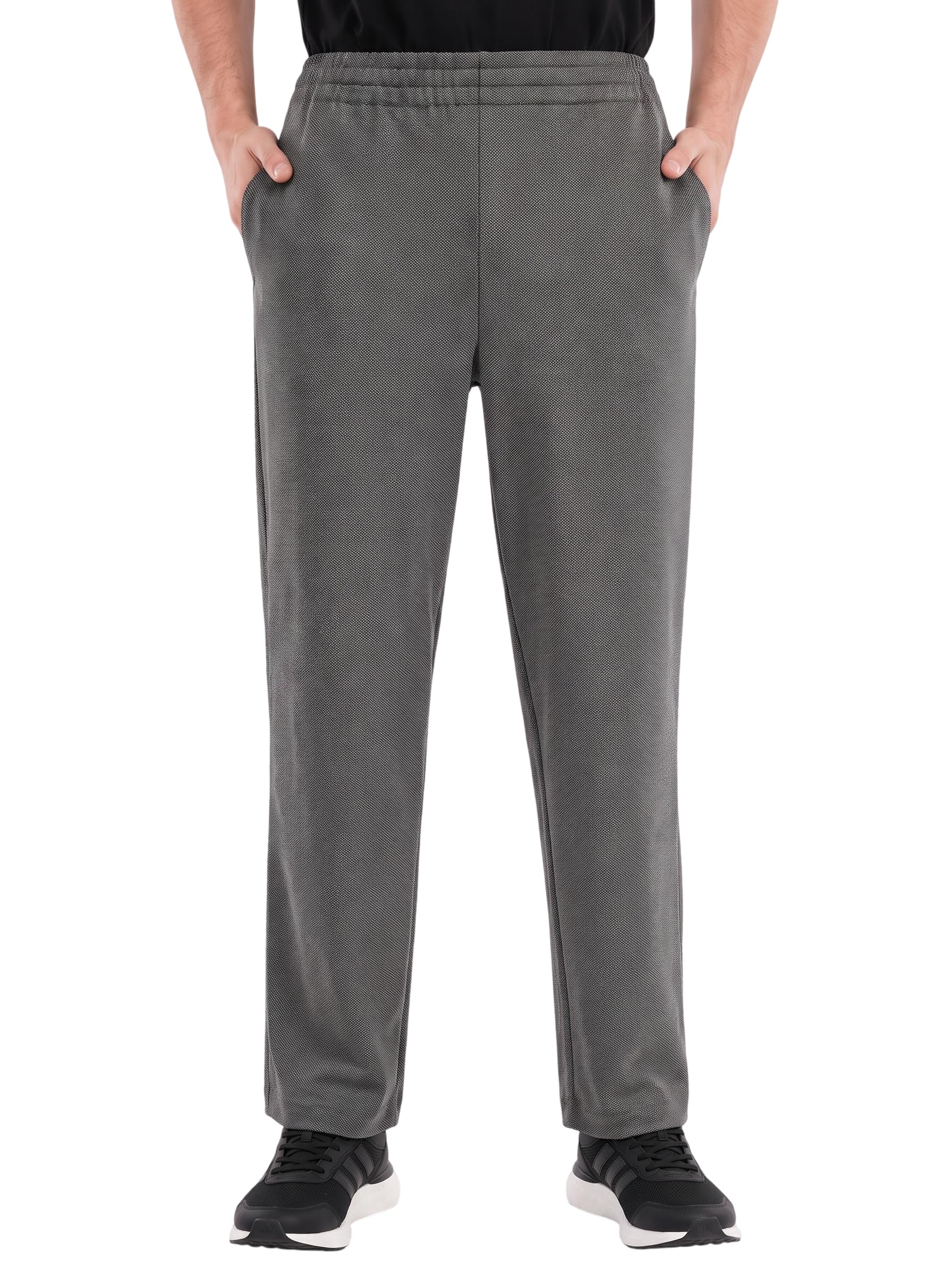 Rangriti Men's Jogger Pants | 4-Way Stretchable Wrinkle-Free Athleisure Wear | Straight Fit Casual Pull-Up Trousers | Gym, Travel & Daily Casual Streetwear | Smart Plush & Luxurious Comfort (Style 38) in neutral
