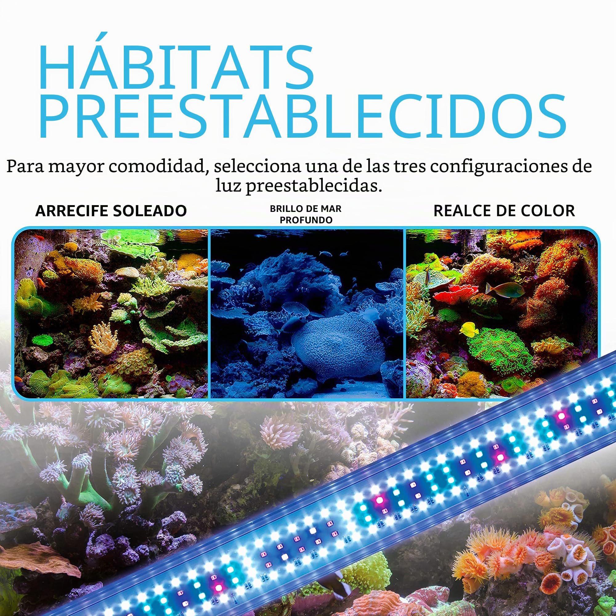 Fluval Sea - Pantalla LED para acuarios, 3.0 LED, 46W, 91-122 cm, 2930 g